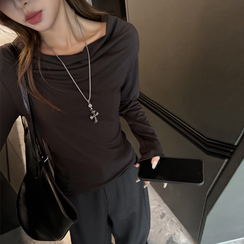 Women's Elegant Casual Long-Sleeve T-Shirt