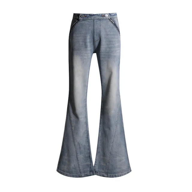 Fashionable American style Skinny Jeans For Women Latte Blue Trousers - Shop at LoveMi