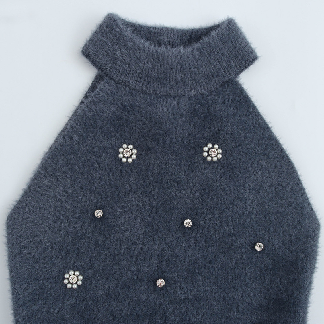 Women's Hanging Collar Sleeveless Dress