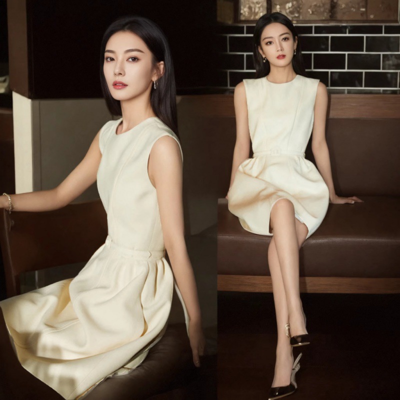 Elegant Figure-flattering Evening Dress For Women