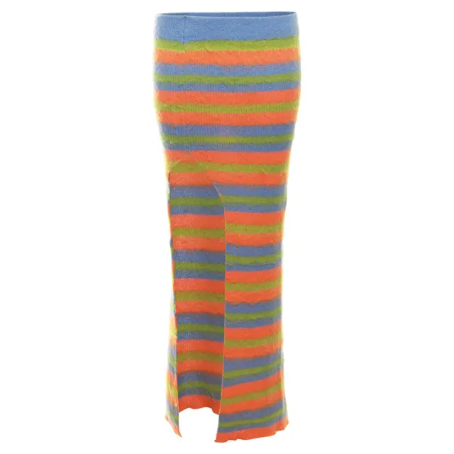 Women's Slim Fit Long Dress Suit W23J34353 Striped Skirt - Shop at LoveMi