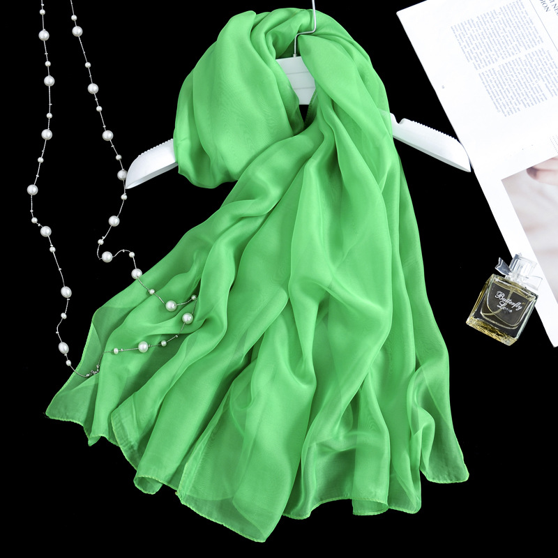 Women's Summer Pure Color Dance Sunscreen Scarf