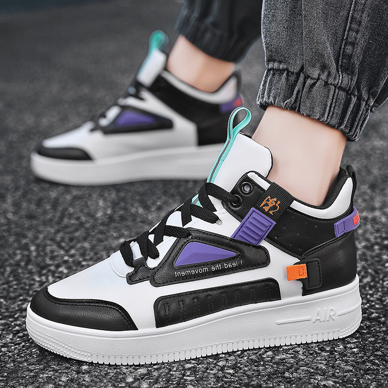 New Men's Shoes High Top Wild - Image 3