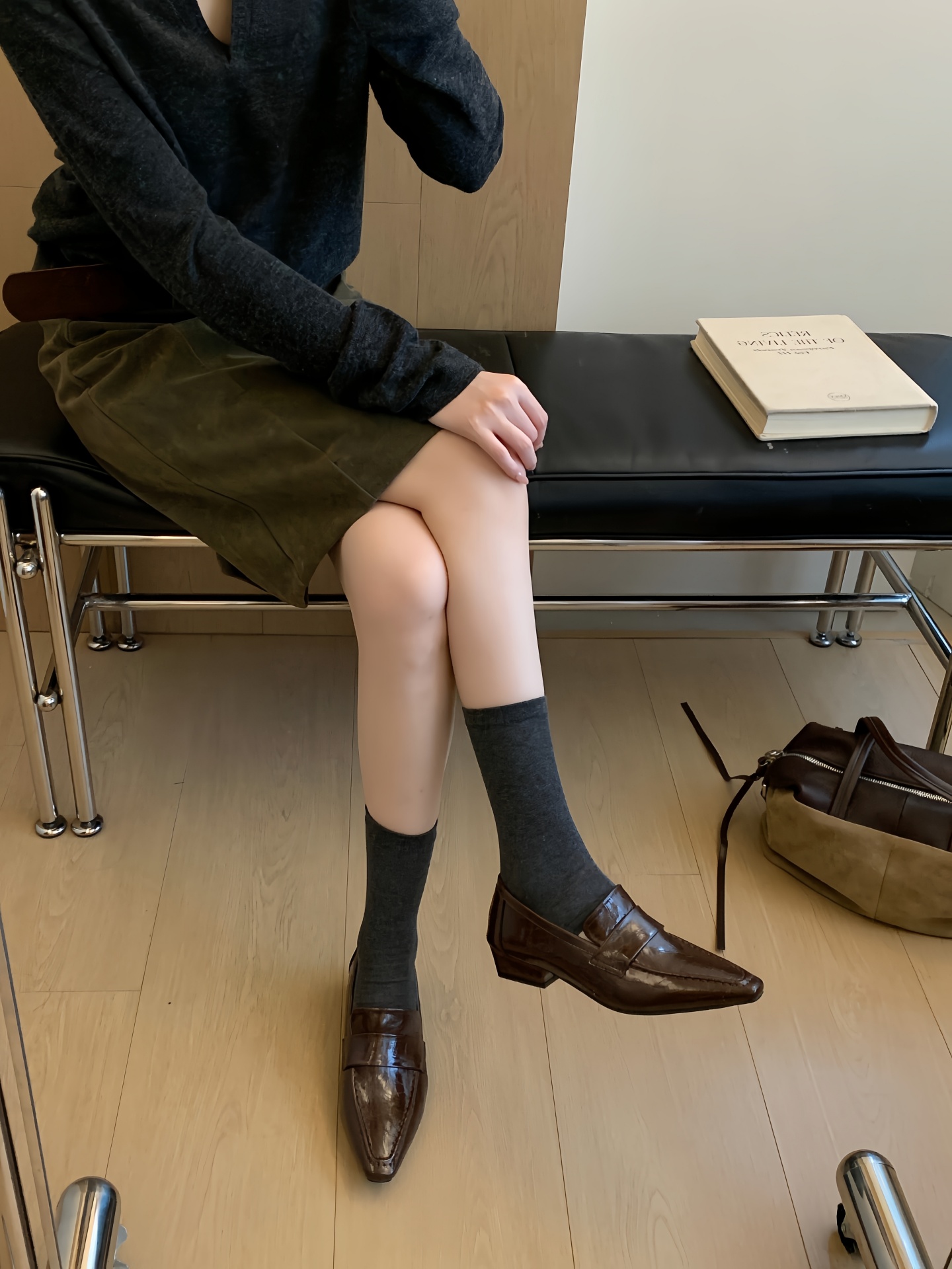 Square-Toe Slip-On Loafers, picture 3 of 3