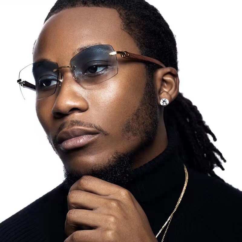 Fashion Sunglasses Ultra Clear Frameless - Image 2