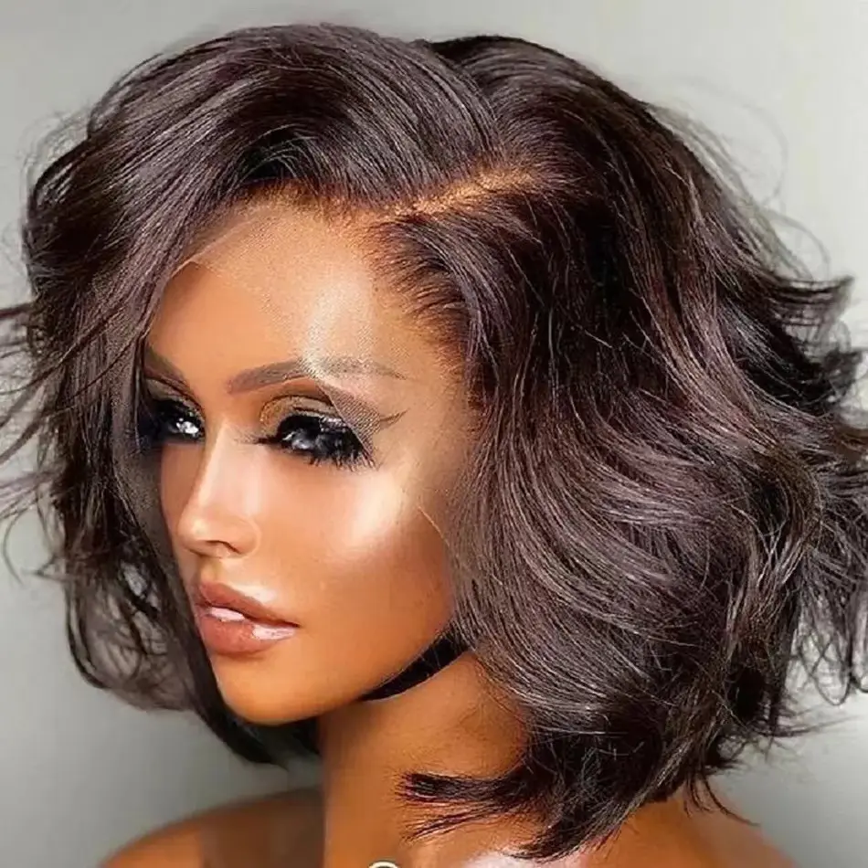 Front-lace European And American Fashion Short Curly