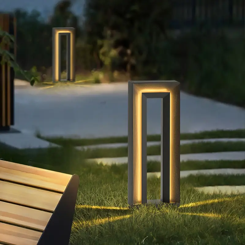 Solar Square Courtyard Waterproof Outdoor Garden Landscape Lamp