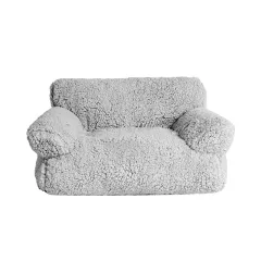 Cotton Velvet Removable And Washable Multi-color For Cats And Dogs Sofa Nest - Foggy Gray - View 1