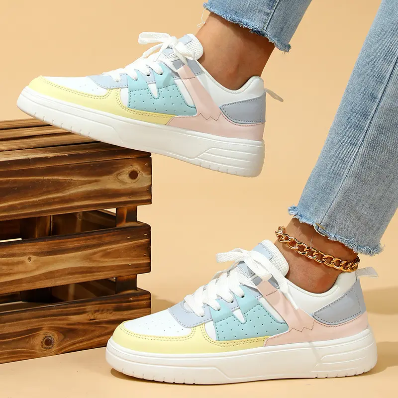 Trendy Fashion Couple Platform Sneakers Soft Bottom