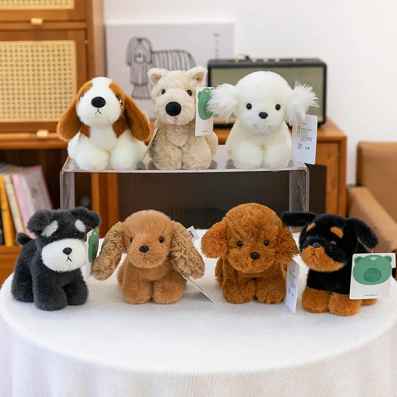 Simulation Wangwang Poodle Plush Toy