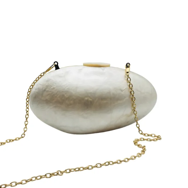 New Shell Color Acrylic Dinner Clutch - Shop at LoveMi