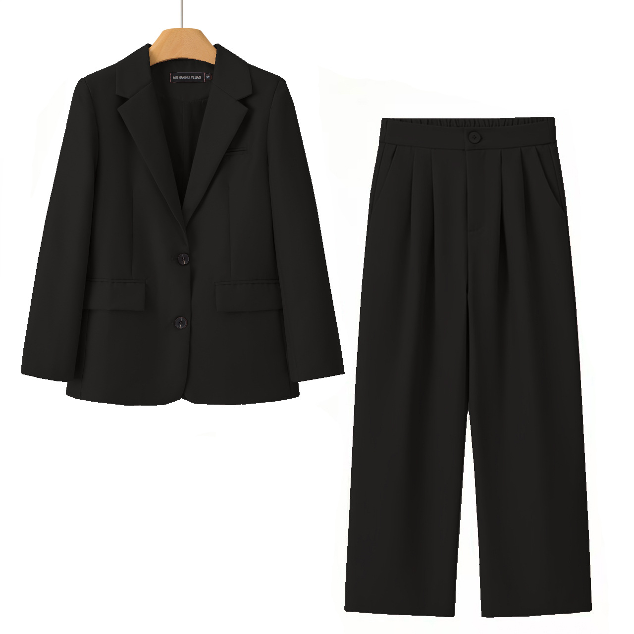 Womens Casual Suit Pants Two-Piece Set 5
