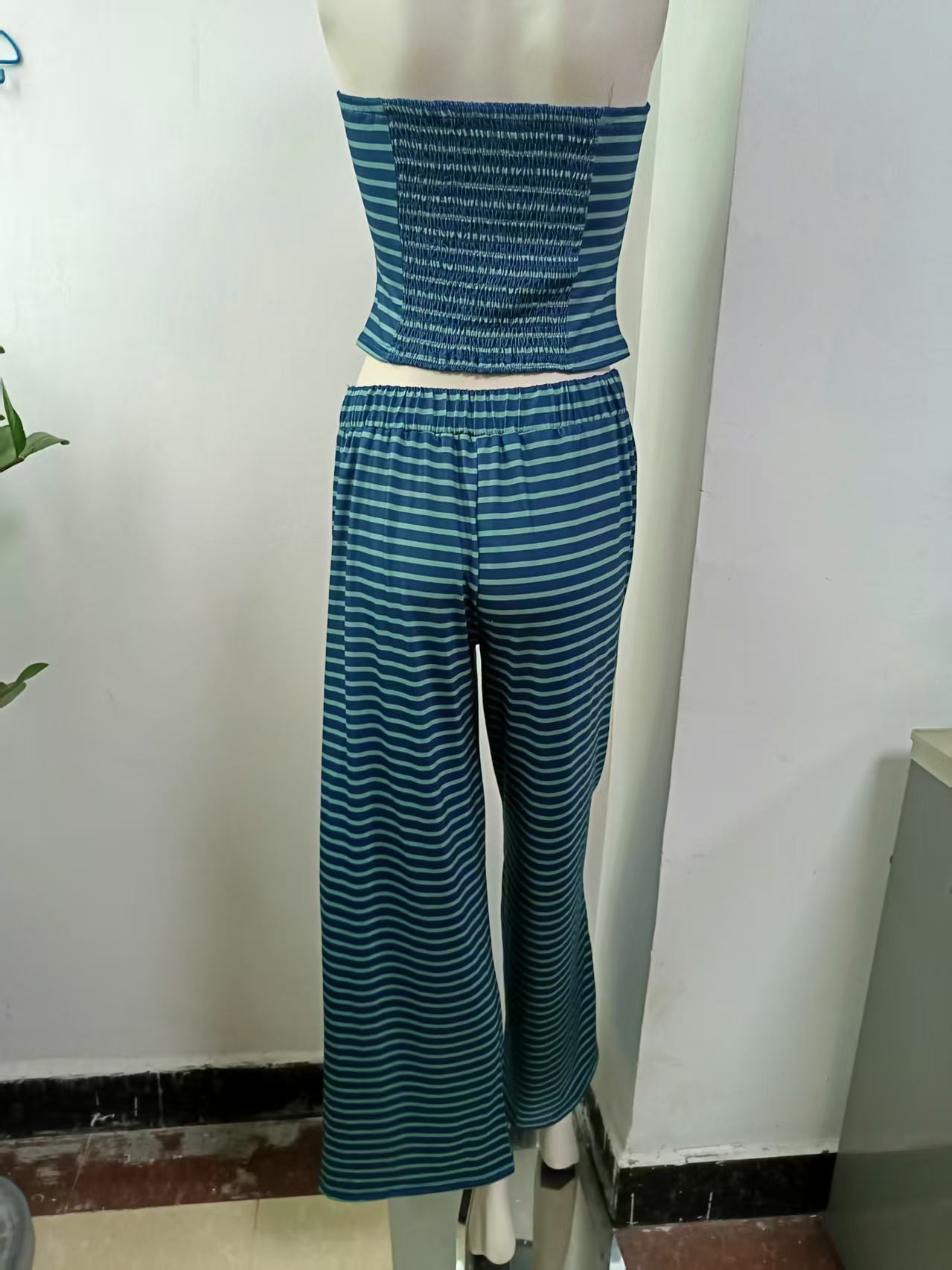 Women's 2-Piece Striped Set – Color Options Overview