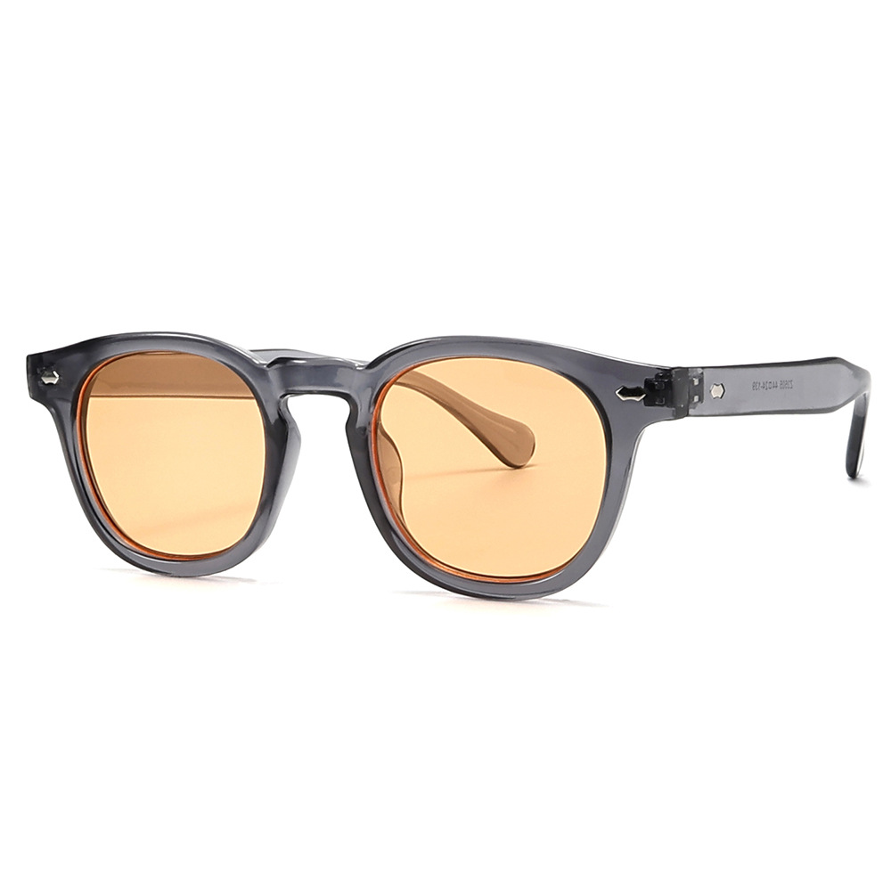 New Simple Sunglasses Round Rim Sunglasses - Image 9