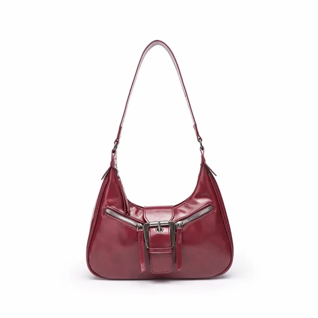 Retro Biker's Women's Shoulder Messenger Bag Red - Shop at LoveMi