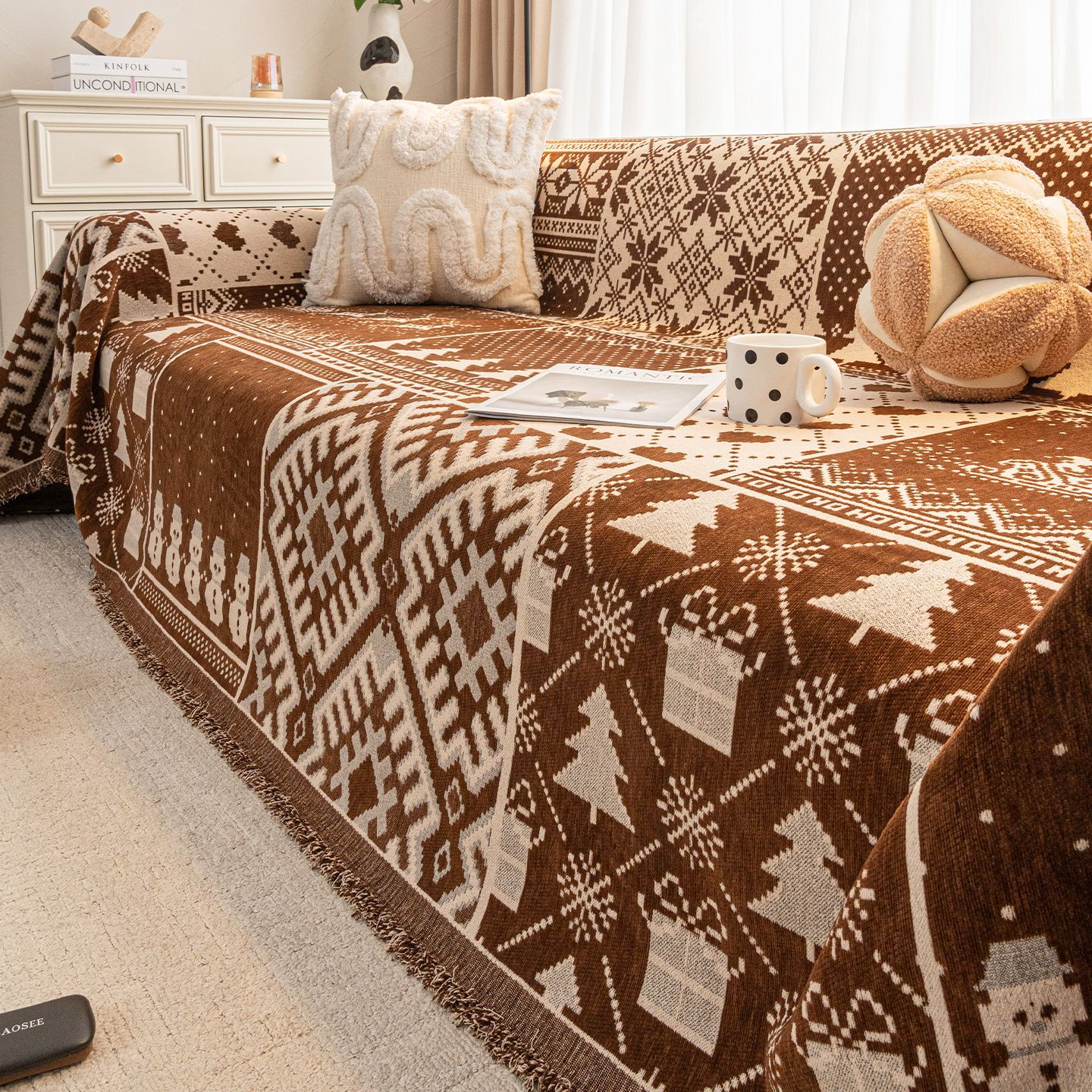 Chenille Sofa Cover, picture 6 of 8