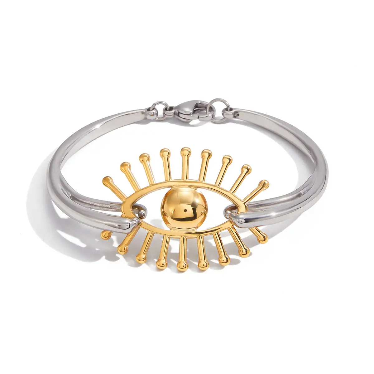 Color Matching Stainless Steel Ornament Women's High-grade Non-fading Bracelet