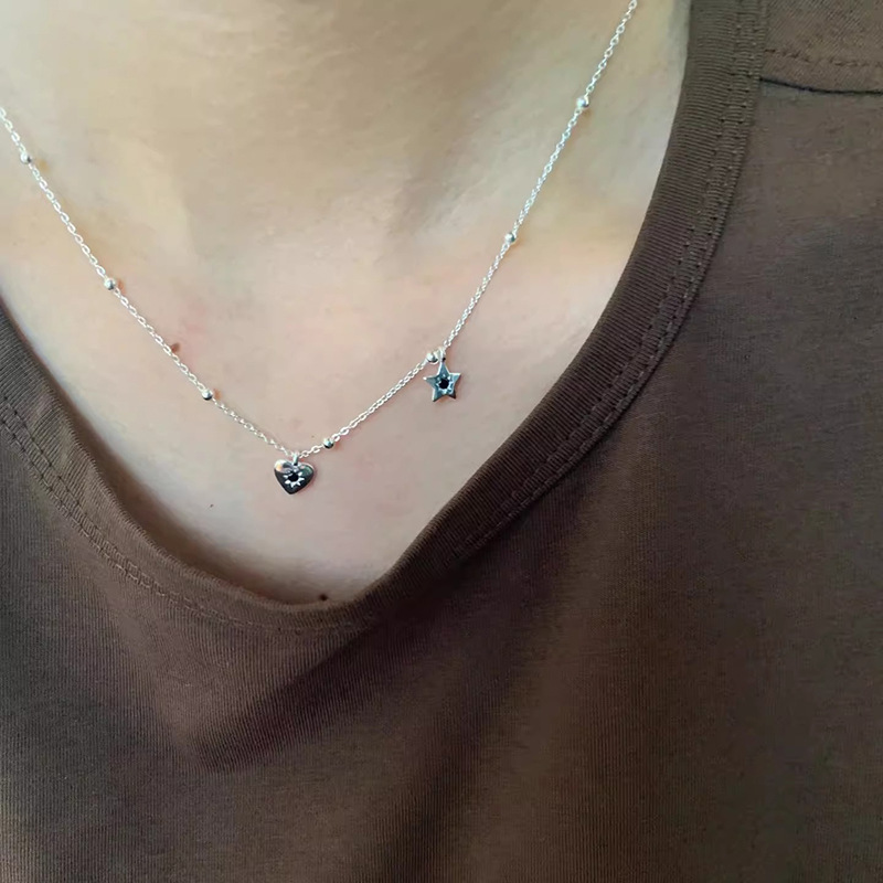 Dainty Zircon Heart Necklace For Women