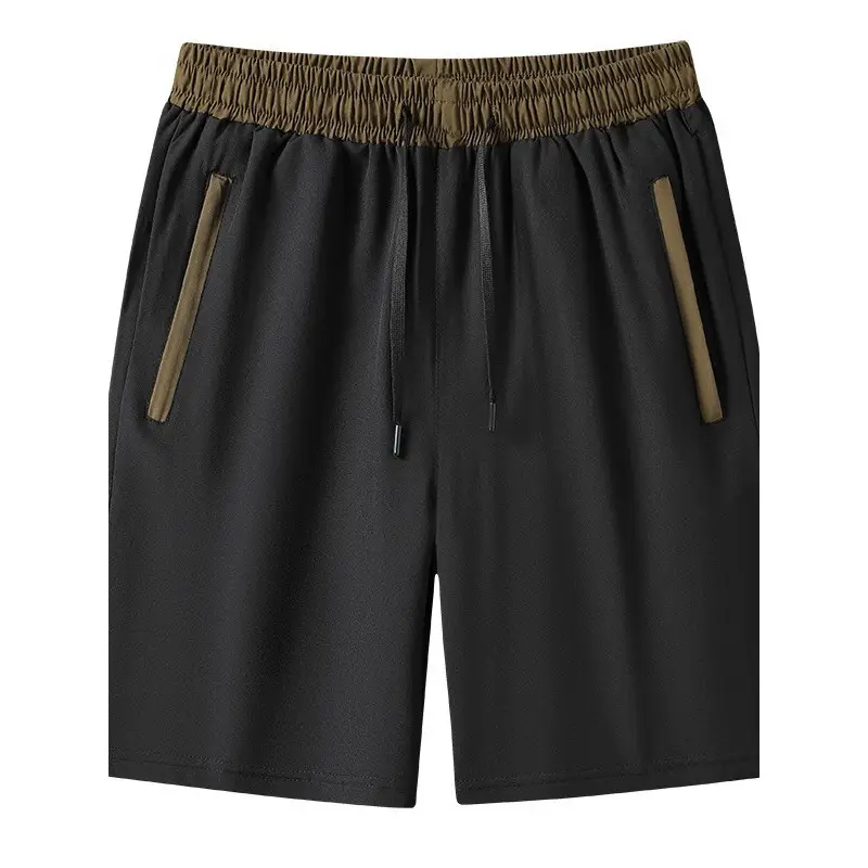 Men's Wide Waist Color Cropped Pants Casual Loose Track Pants