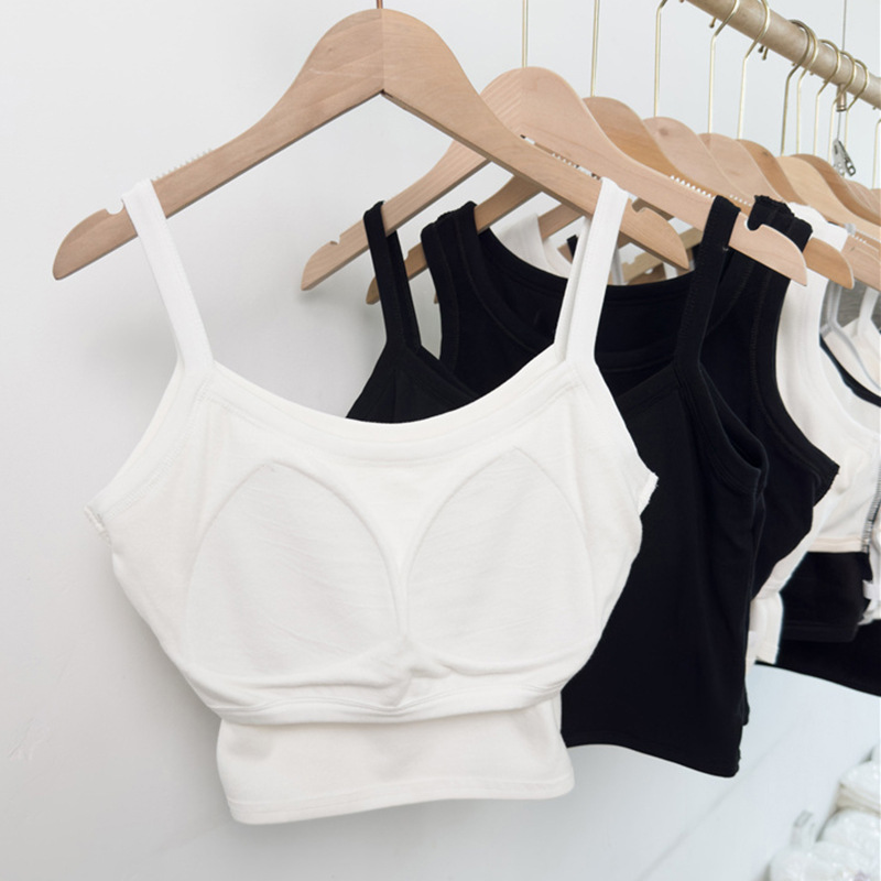Plus Size With Chest Pad Bottoming Camisole