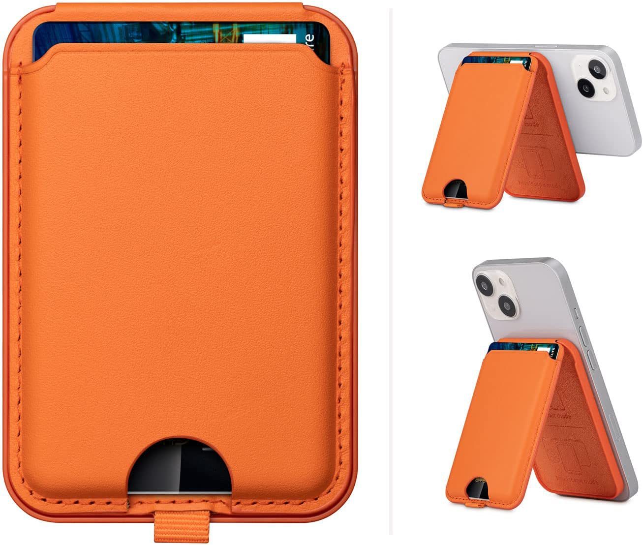 Mobile Phone Magnetic Card Holder Folding Rotating Bracket - Image 16