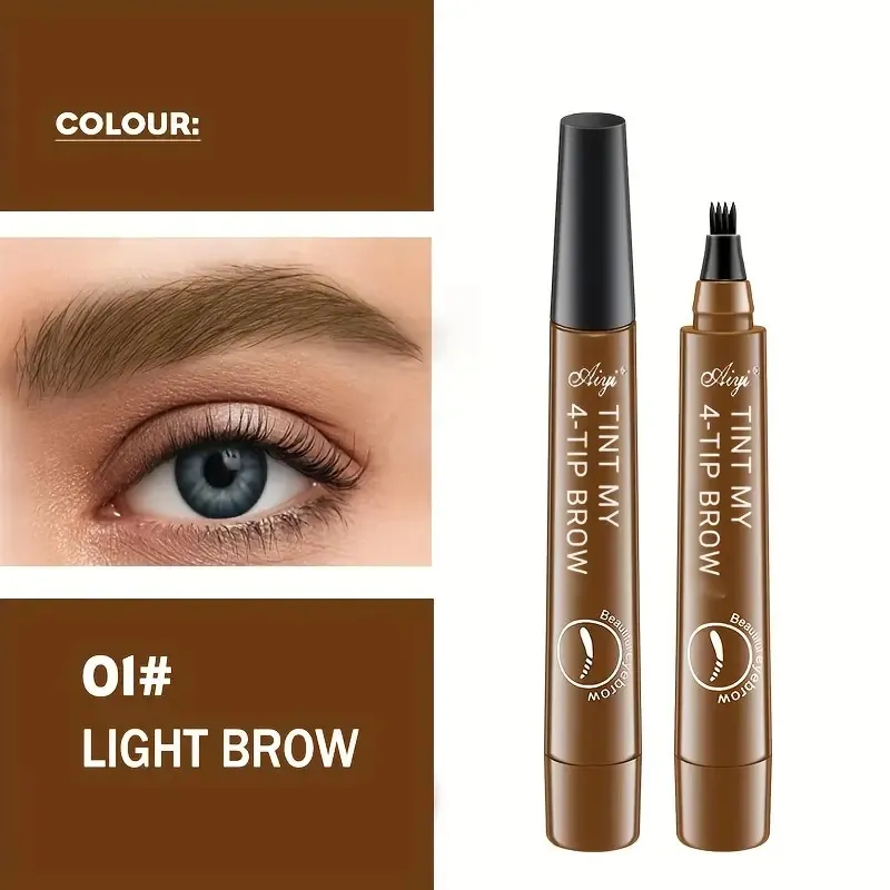 Four-head Eyebrow Pencil Long-lasting Smudge-free - 1 Light Brown