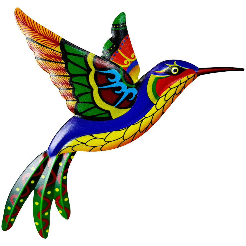 Title 8, Iron Art Hummingbird Magnetic Refrigerator Stic...