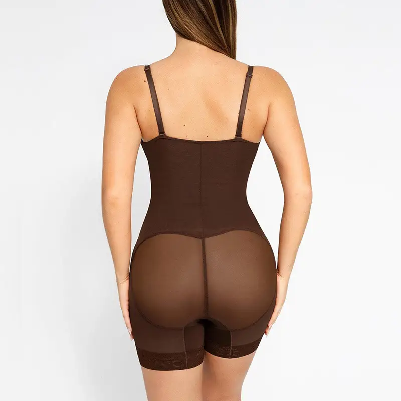 Women's Traceless Lace Sling One-piece Corset