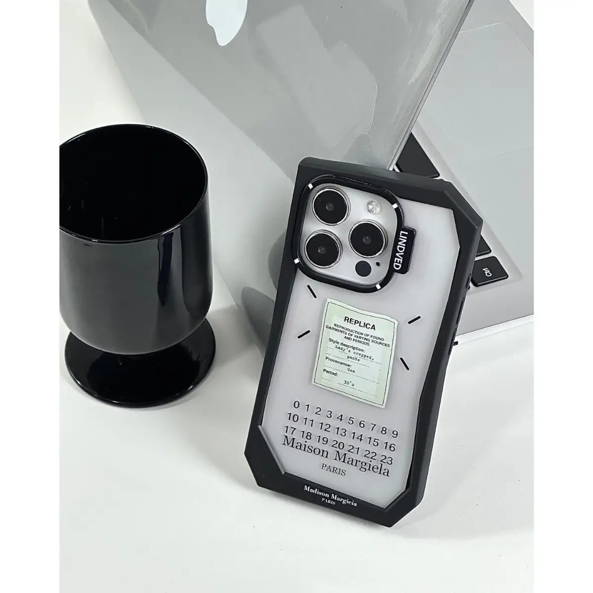 Irregular Cold Wind Digital Label Phone Case