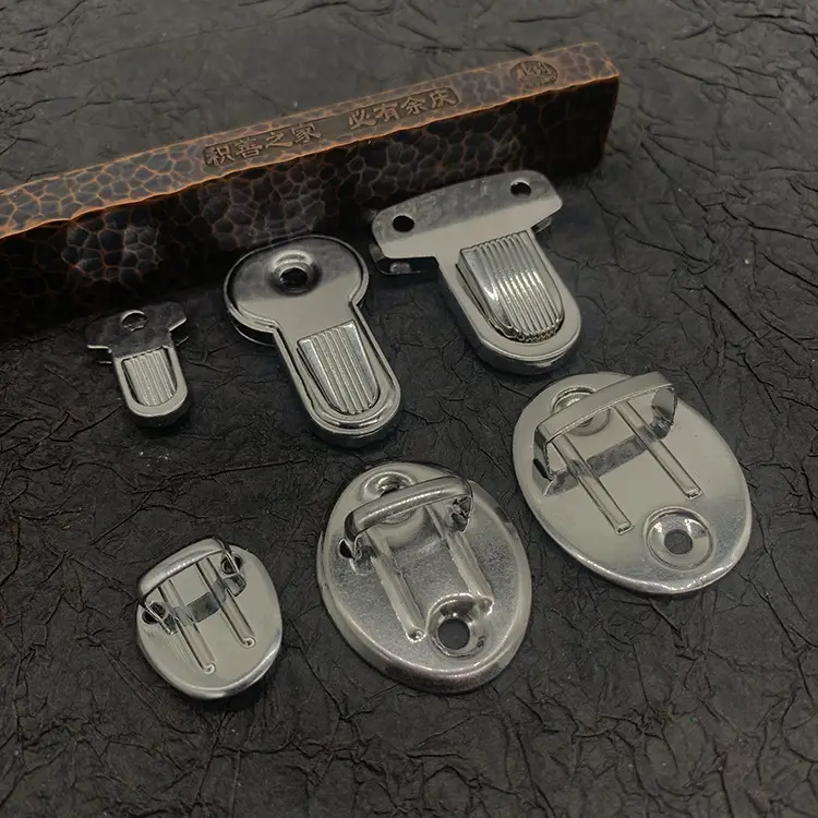 Pure Copper Plug-in Lock Leather Creative Accessories