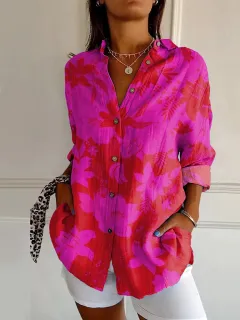 New Women's Summer Animal Pattern 3D Printed Shirt - Yk2307Rd-Xl - View 1