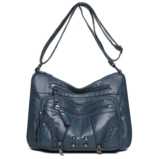 Large Capacity Women's Shoulder Bag New High Sense Blue - Shop at LoveMi