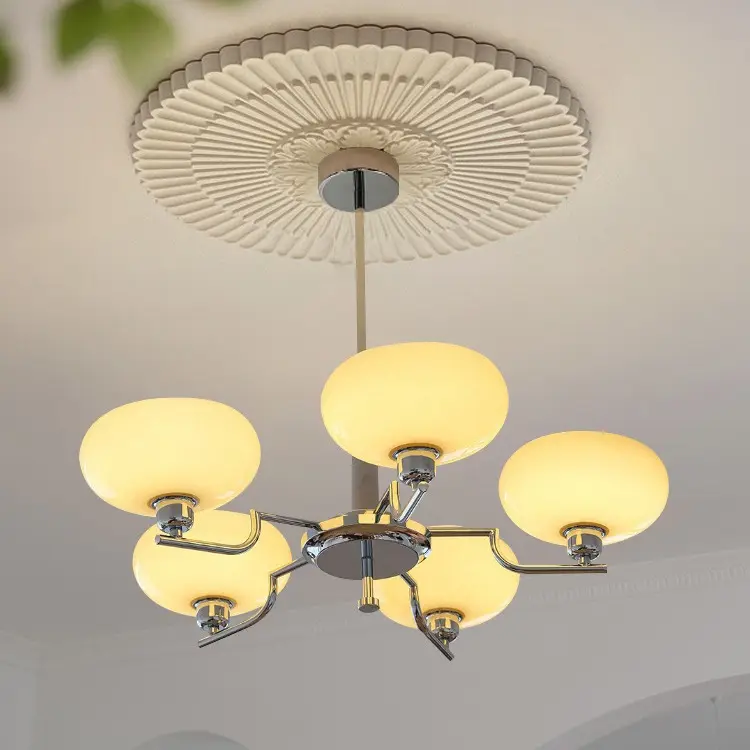 Living Room Chandelier Retro Cream Bedroom Dining