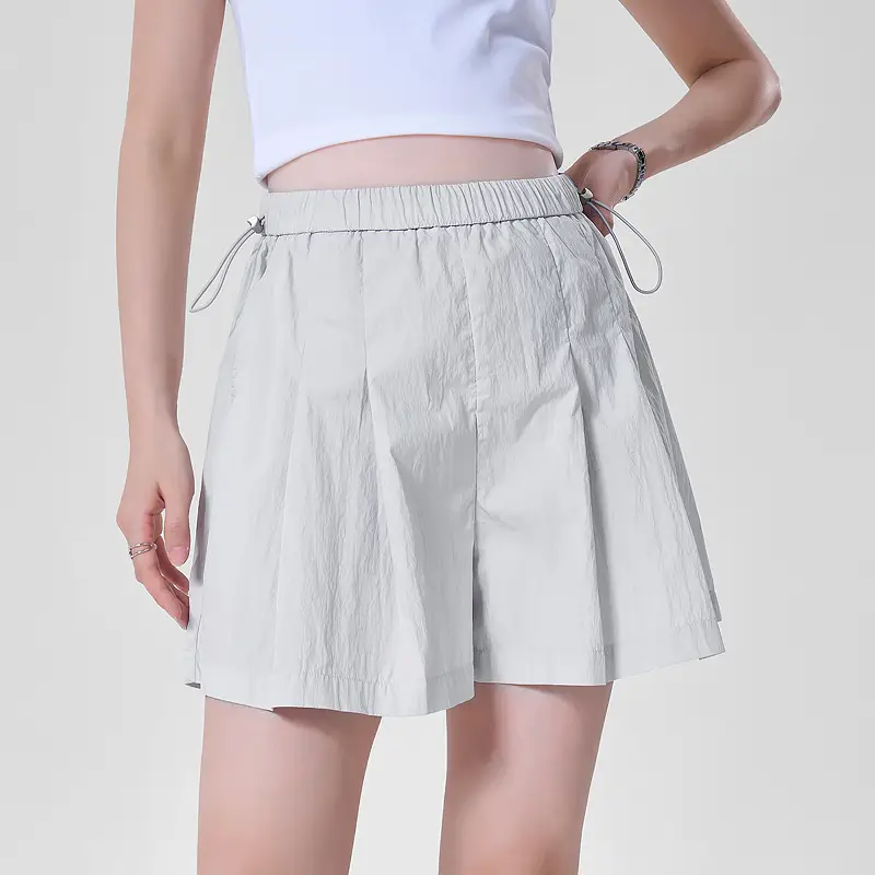 Ice-silk Casual Wide-leg Sporty Skort