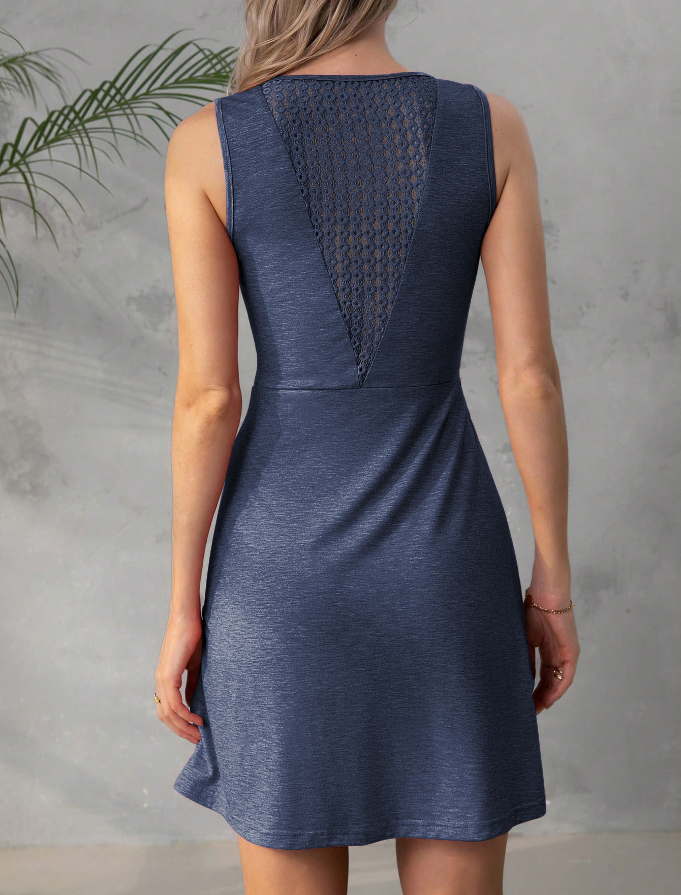 Back Lace Blue