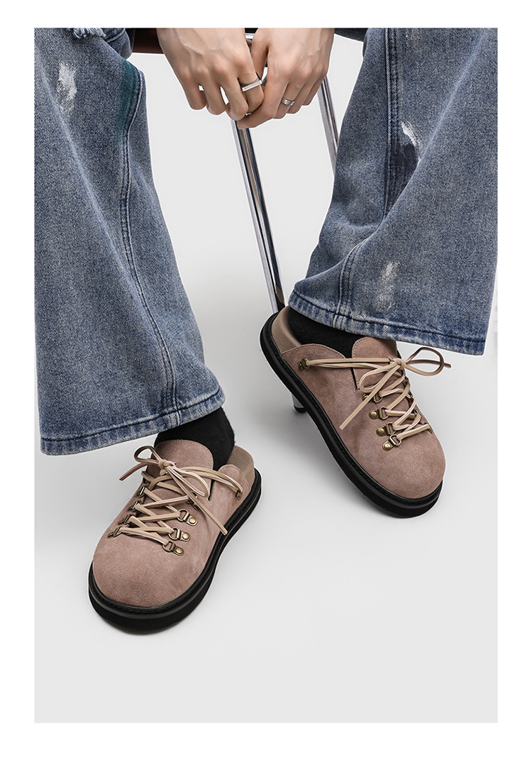 Mule Masculino Casual Fechado com Plataforma
