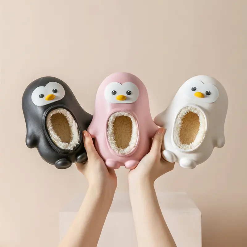 Children's Cotton Slippers Autumn And Winter Parent-child
