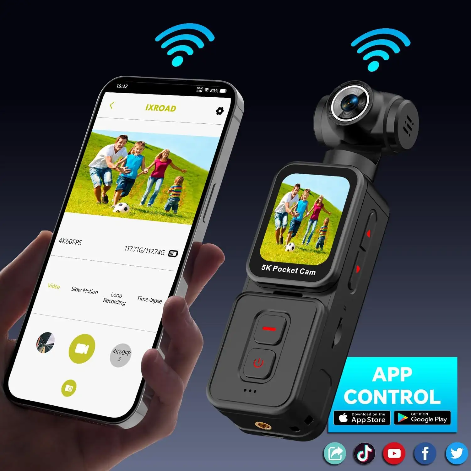New Rotating-Screen Sports Thumb Camera Pocket DV Recorder