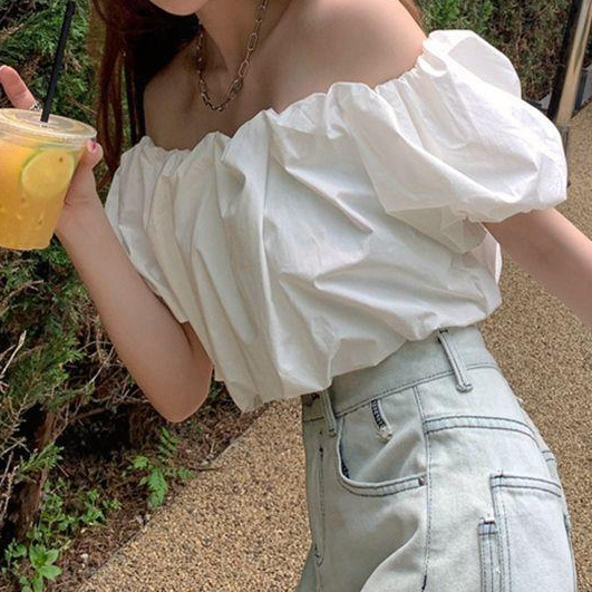 Summer Pure-and-girly Design-forward Niche Puff-sleeve Style