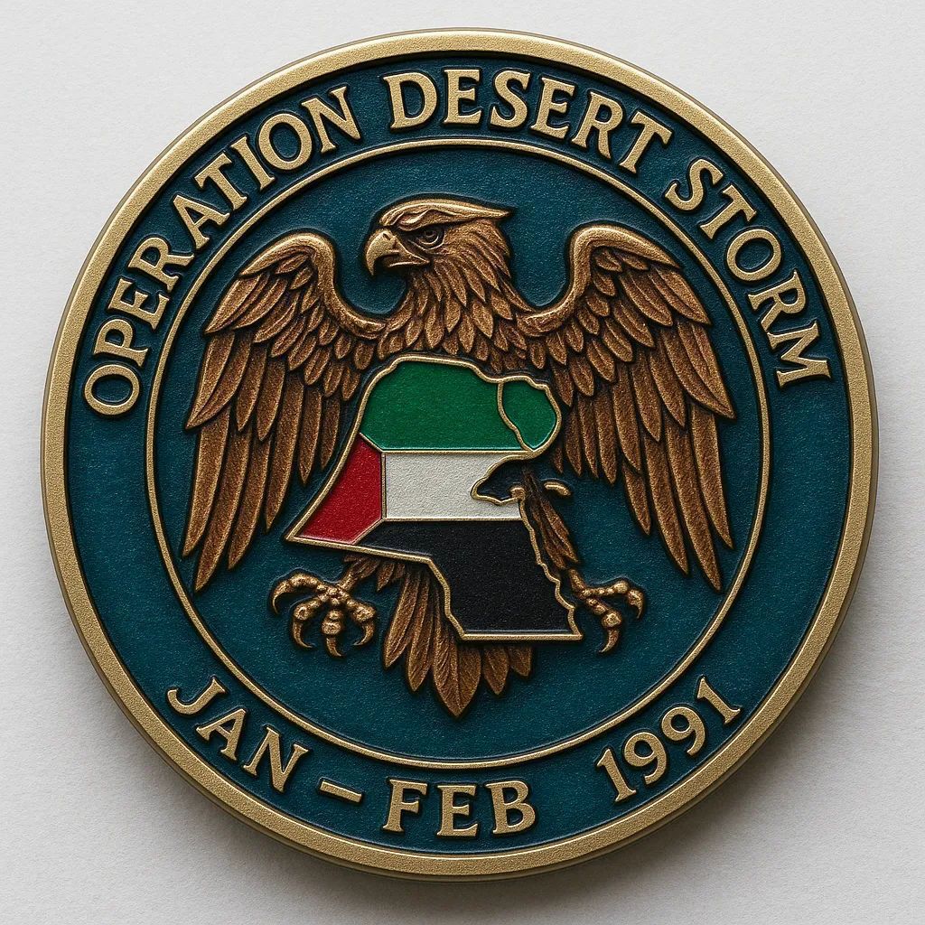 Operation desert storm coin (desert storm action coin)