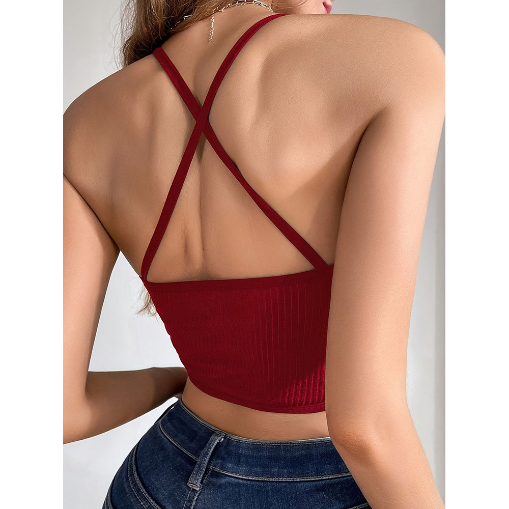 Women's Slim Vest Mesh Hollow Bra - Image 3