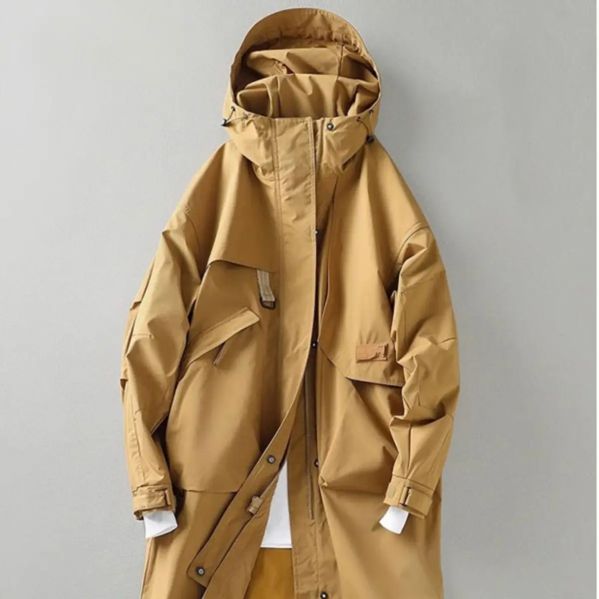 Trench Coat Men's Spring And Autumn Mid-length