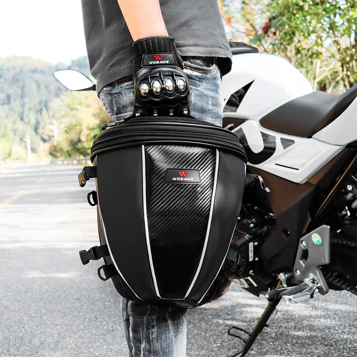 Motorcycle Fuel Tank Rear Seat Tail Side