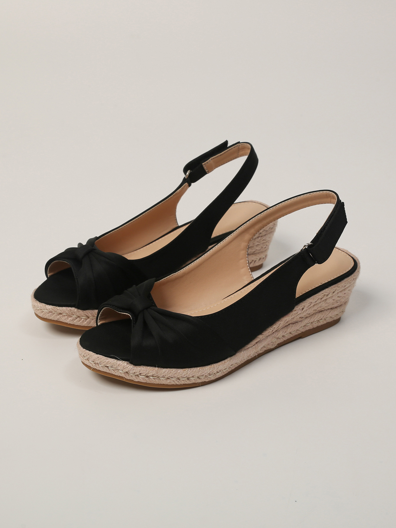 Open-Toe Wedge Sandals, picture 2 of 5