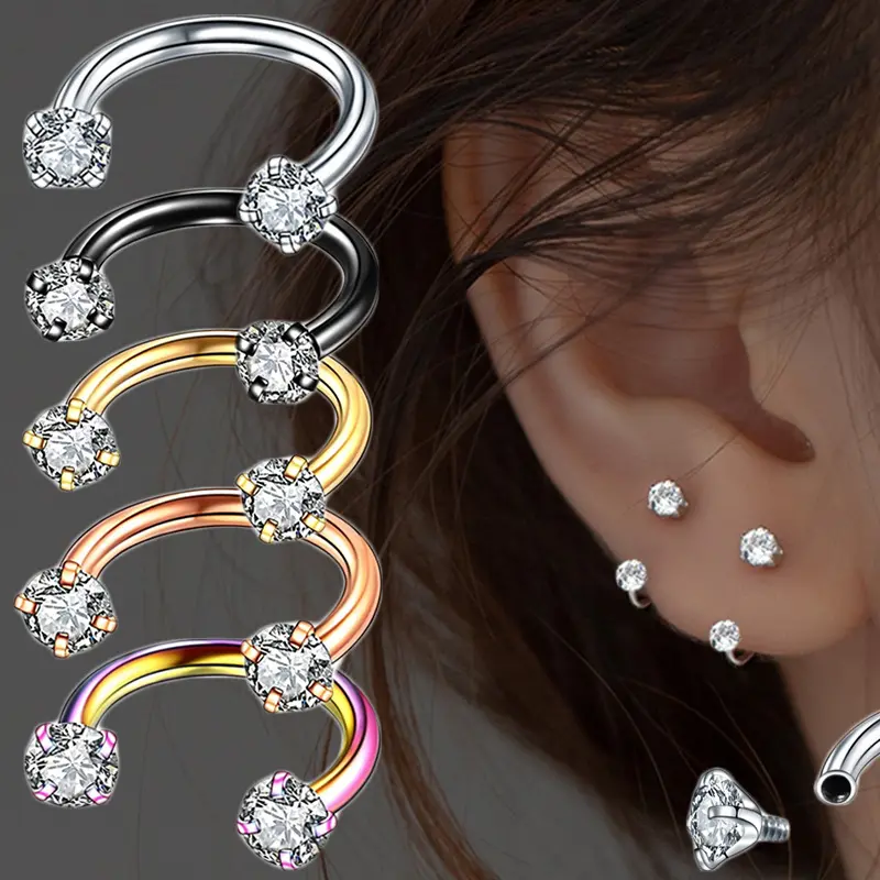 Stainless Steel Hoop Earrings