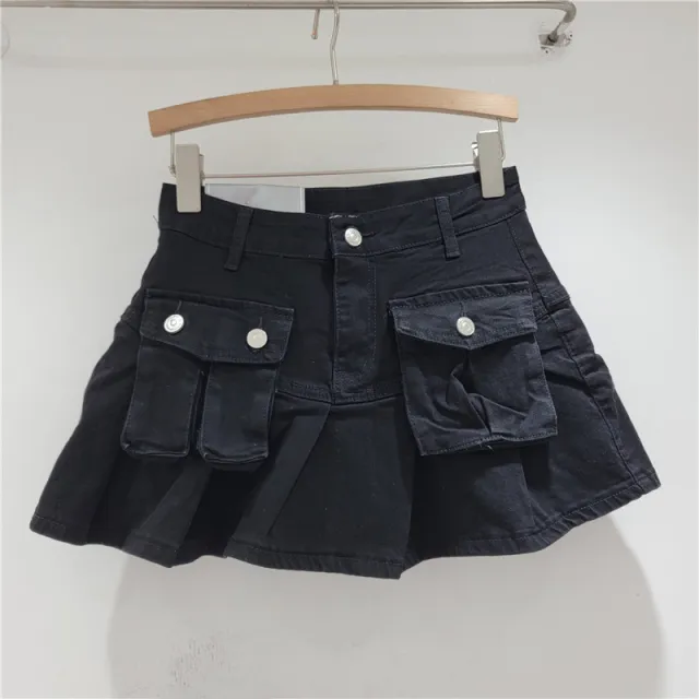 Fashion Personality Denim Little Short Dress Women Black - Shop at LoveMi