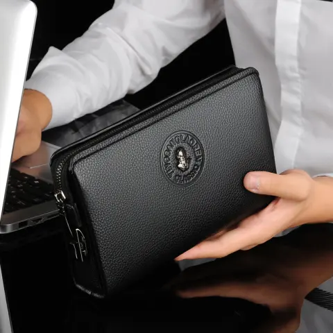 Men's Business Casual Clutch New Soft Leather