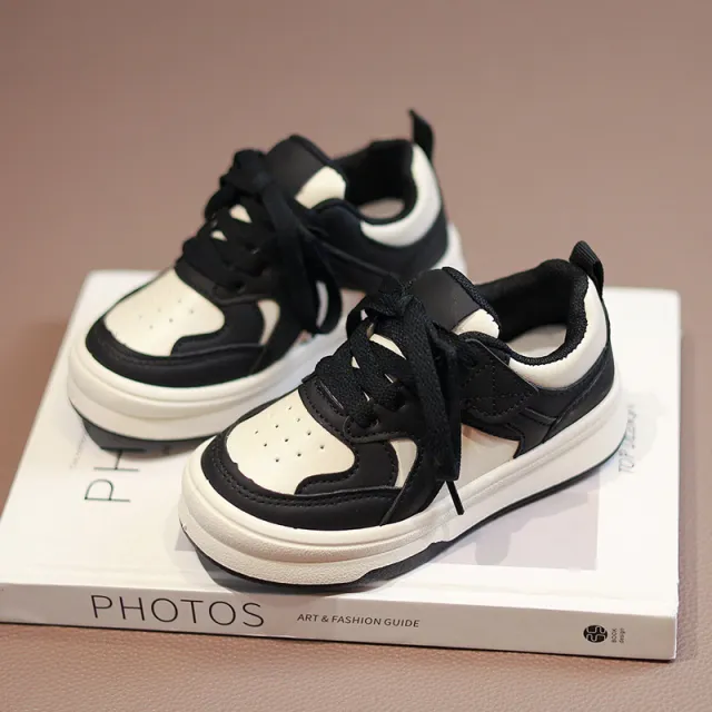 New Autumn Children Sneaker Breathable Low Top Soft Sole Shoes Black - Shop at LoveMi