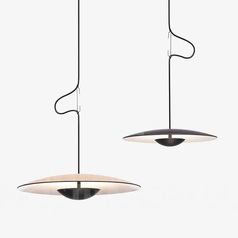 Nordic Simple Creative Restaurant UFO Chandelier Living Room Designer Sample Room Lamps