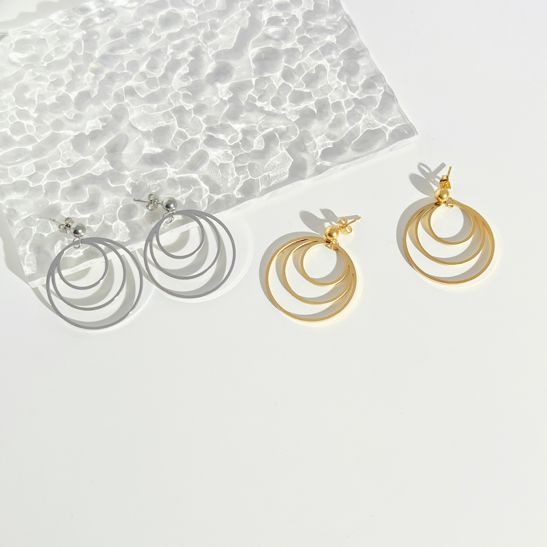 Stainless Steel Multi-layer Ear Ring All-match